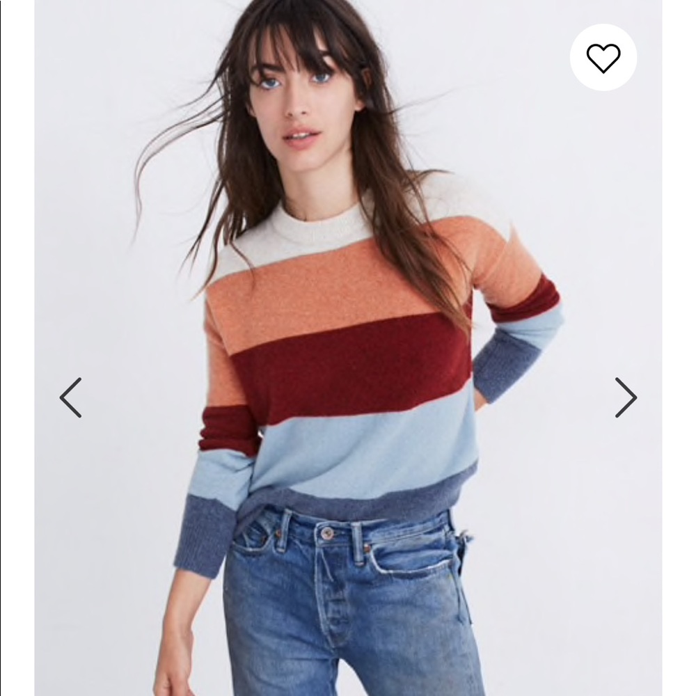 MADEWELL Crofton Striped Pullover